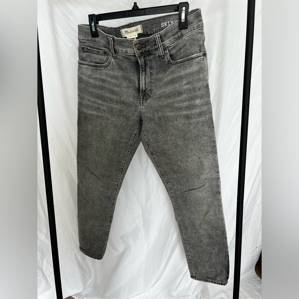 Madewell black washed skinny jeans size 30x30